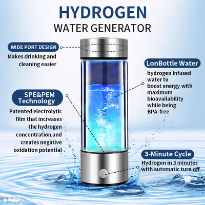 Tragbare Wasserstoff-Wasserbecher für Schönheit und Gesundheit in Privatwohnungen