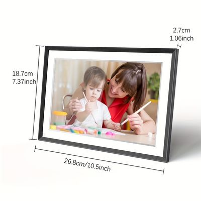 Digitales Fotobild mit Touchscreen automatischer Dreh- und Bewegungssensor Wetteranzeige