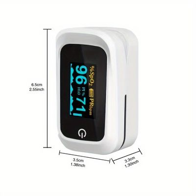 Zuhause Tragbare Fingerclip-Oxymeter Gesundheit angepasstes Logo akzeptieren